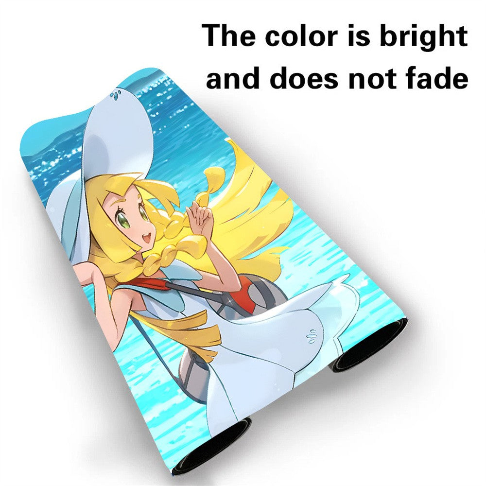 Lillie Board Game Pokemon Table Playmat Card Play Mat TCG CCG Pad Mousepad