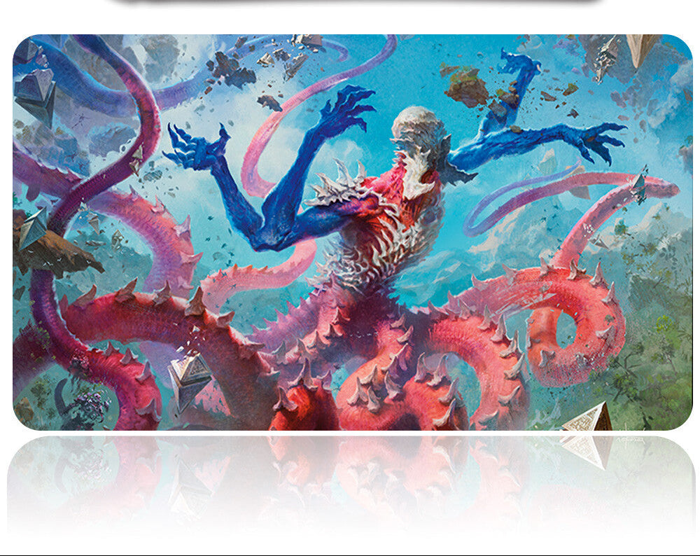 Colorful underwater scene with a mermaid and sea creatures on a product packaging.