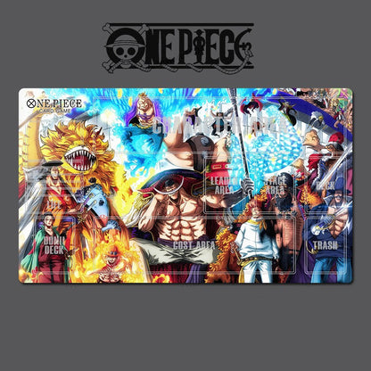 Whitebeard Pirate O-P Table Playmat OPCG TCG CCG Play Pad Trading Card Game Mat