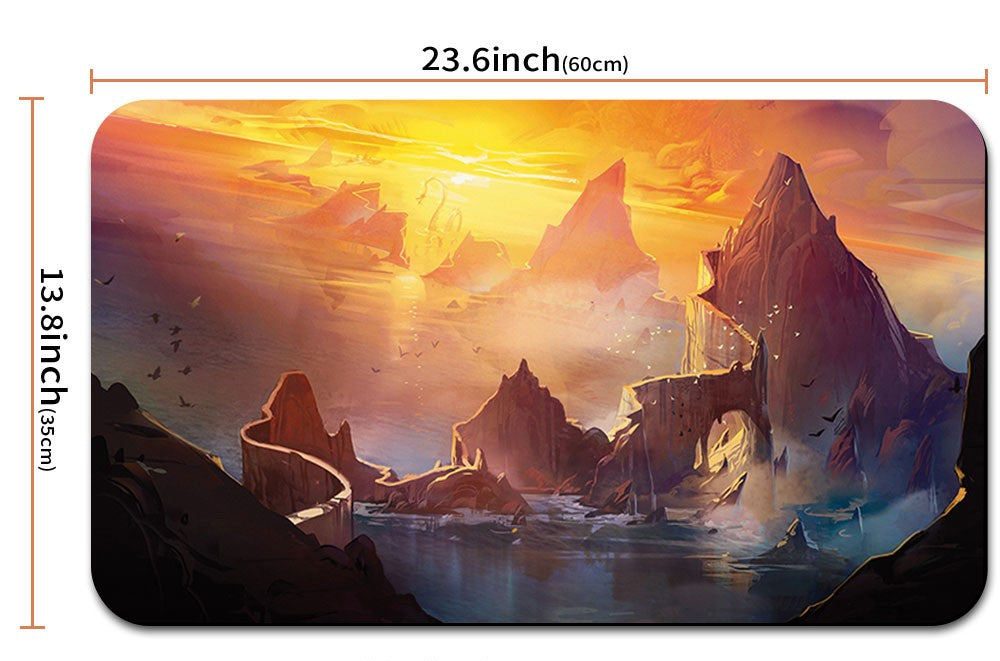 SERPENT'S PASS - MTG Playmat | TCG CCG Card Game Mat | Non-Slip Base