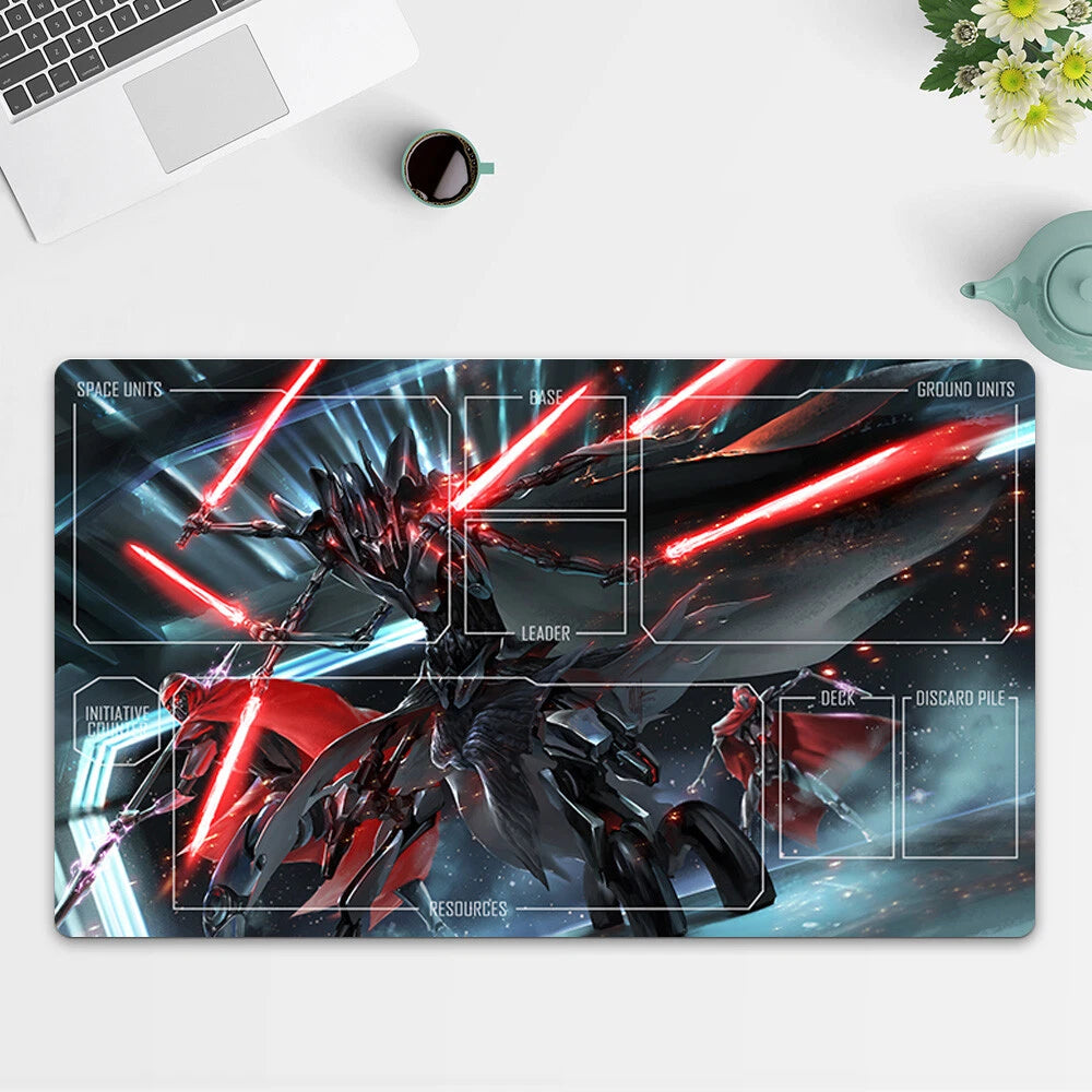 Playmat Darth Grievous TCG Starwars : Unlimited Trading Card Game Mat Free Bag