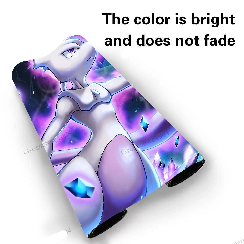 Mewtwo Board Game Pokemon Table Playmat TCG CCG Mat Gaming Play Pad Mousepad