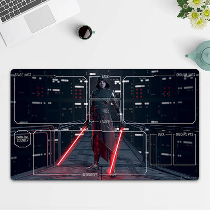Playmat Adam Fisher TCG Starwars : Unlimited Trading Card Game Play Mat Free Bag