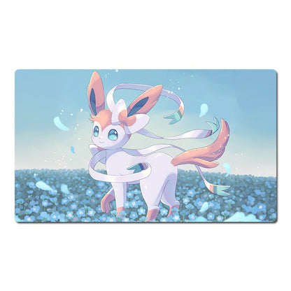 Sylveon Pokemon Table Playmat PTCG TCG CCG Play Pad Trading Card Game Mat