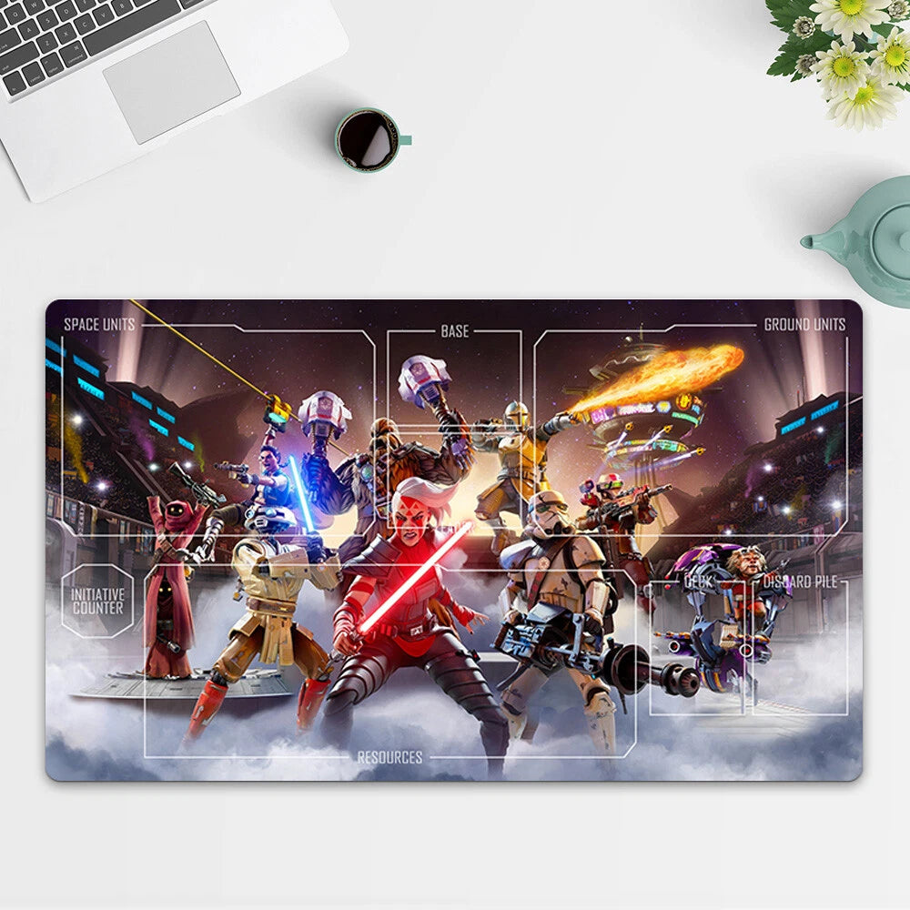 Playmat Hunters TCG Starwars : Unlimited Trading Card Game CCG Play Mat Free Bag
