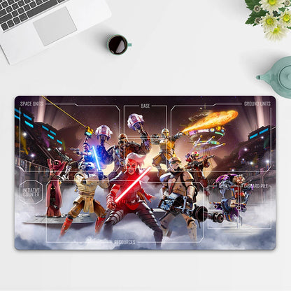 Playmat Hunters TCG Starwars : Unlimited Trading Card Game CCG Play Mat Free Bag