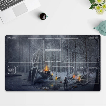 Playmat Tie-Fighter TCG Starwars : Unlimited Trading Card Game Play Mat Free Bag