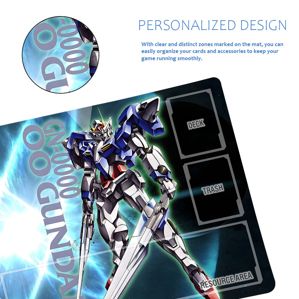 Gundam Playmat Suitable for GCG , includes Storage Bag, 24 x 14 inches (226530)