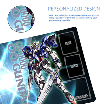Gundam Playmat Suitable for GCG , includes Storage Bag, 24 x 14 inches (226530)