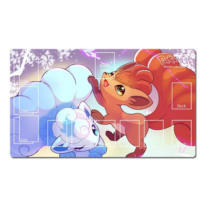 Alolan Vulpix Board Game Pokemon Table Playmat PTCG TCG CCG Deskmat Mousepad