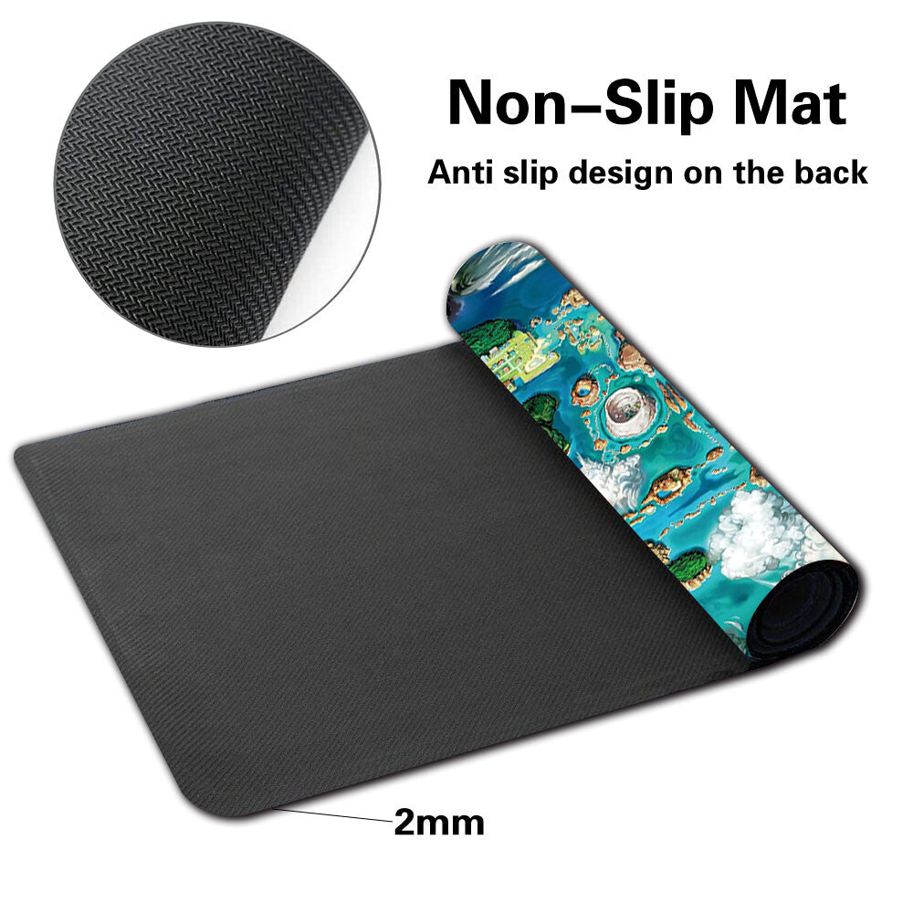 910141 - Board Game Pokemon Map Playmat Games Mousepad Play Mat of TCG