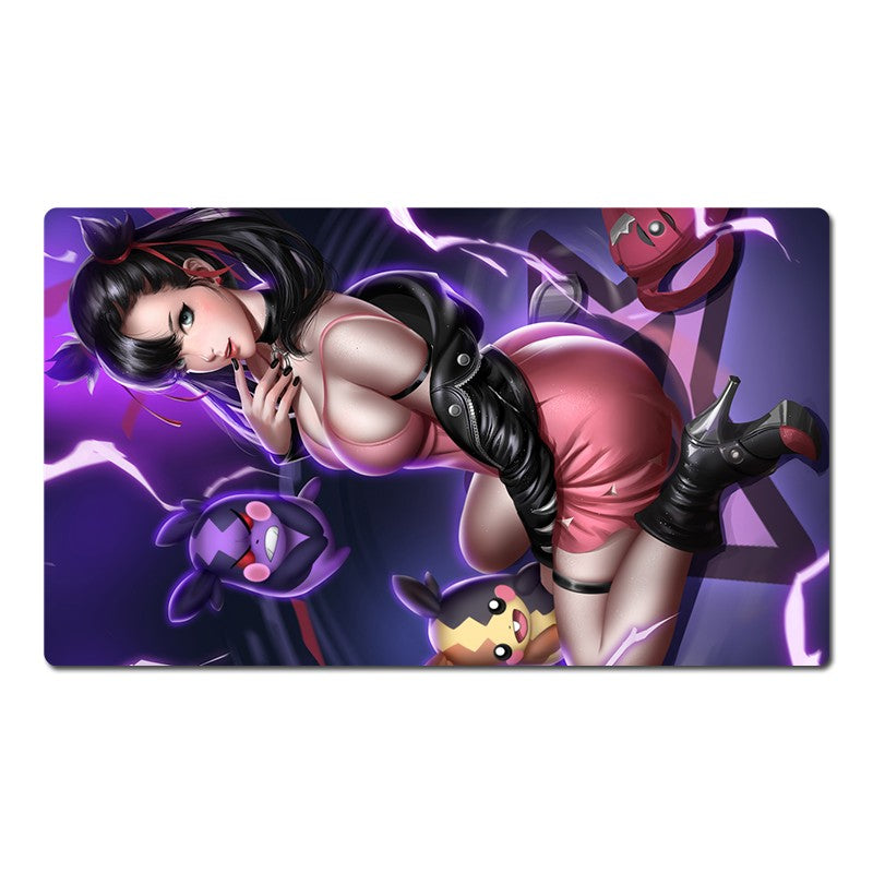 Marnie Board Game Pokemon Table Playmat PTCG TCG CCG Pad Trading Card Games Mat