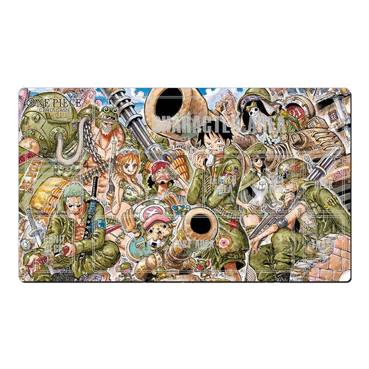 Straw Hat Pirates One Piece Duel Playmat OPCG TCG CCG Play Pad Trading Card Game Mat