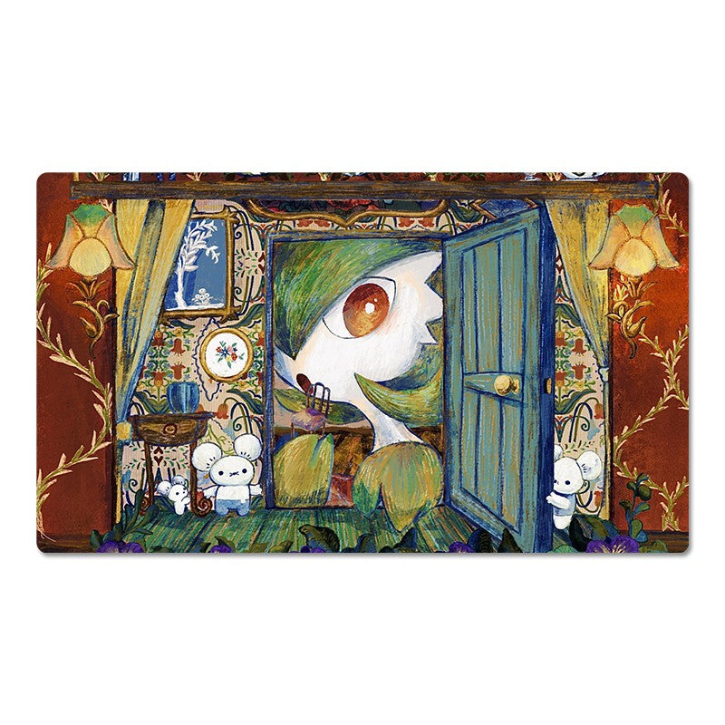 Gardevoir Rattata Pokemon Table Playmat PTCG TCG CCG Pad Trading Card Game Mat