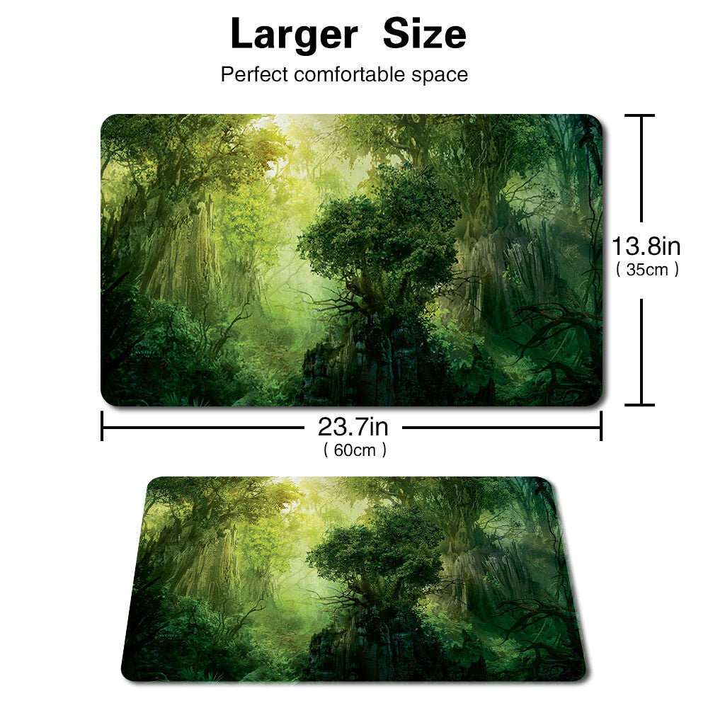 Green-Mana-Forest - Board Game MTG Playmat Games Mousepad Play Mat of TCG