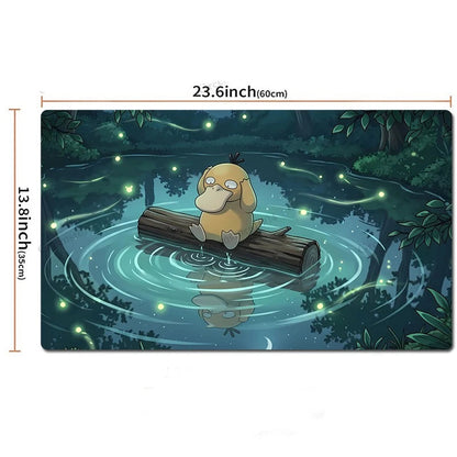 Psyduck Board Game Pokemon Table Playmat TCG CCG Mat Gaming Play Mouse Pad