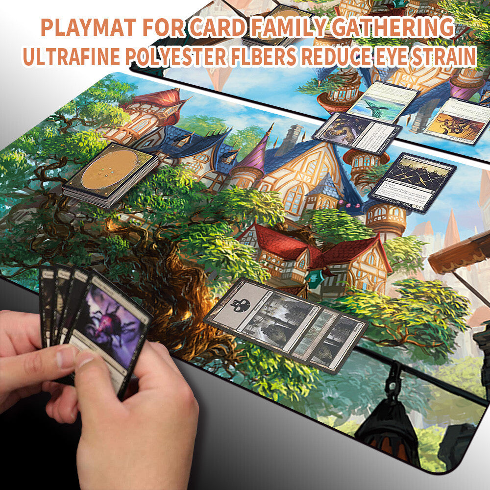 EDGEWALL INN - Magic The Gathering MTG Playmat TCG CCG MTG Playmat Stitched Edge
