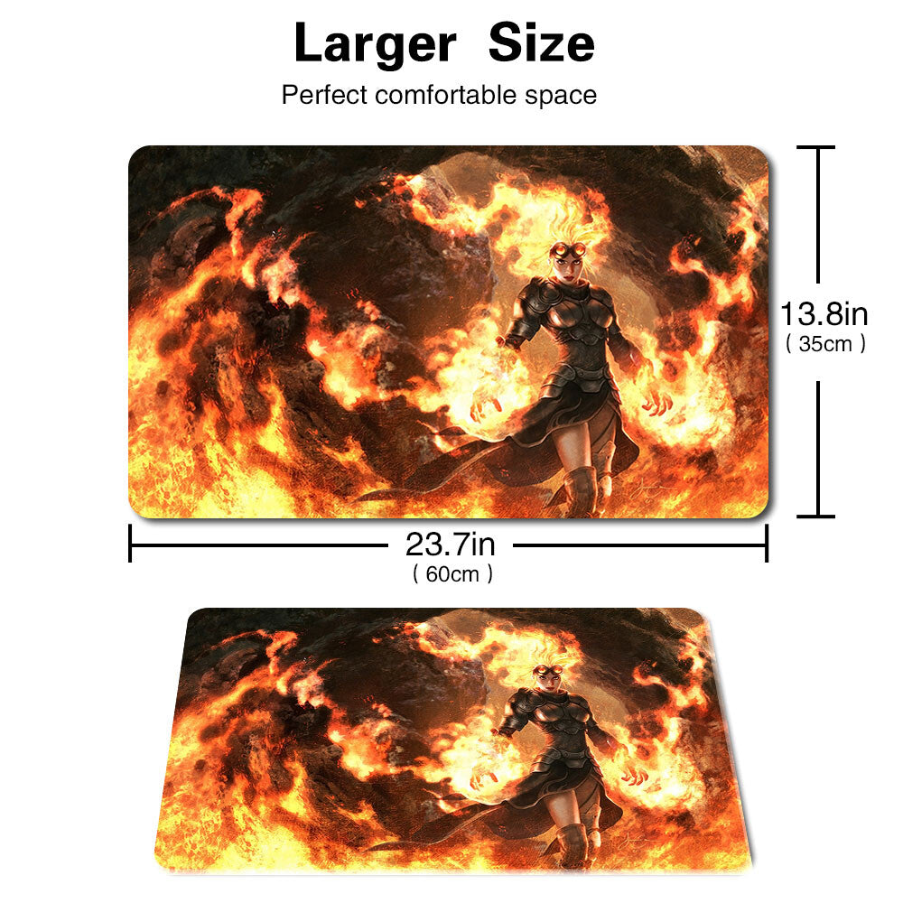 Chandra Nalaar - Board Game MTG Playmat Games Mousepad Play Mat of TCG CCG