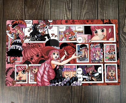 One Piece O-P OPCG TCG CCG Gaming Pad Perona Table Playmat Trading Card Game Desk Mat Mousepad