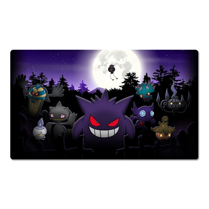 Gengar Board Game Pokemon Playmat TCG CCG Pad Trading Card Game Mat Mousepad