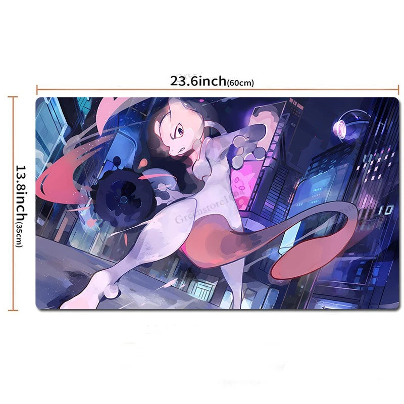 Mewtwo Board Game Pokemon Table Playmat TCG CCG Mat Gaming Pad Mousepad