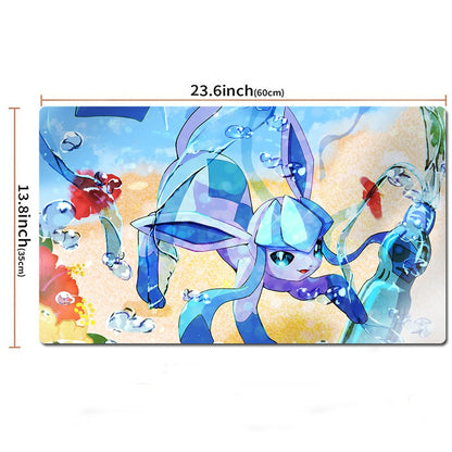 Glaceon Board Game Pokemon Table Playmat TCG CCG Mat Gaming Mouse Pad Mousepad