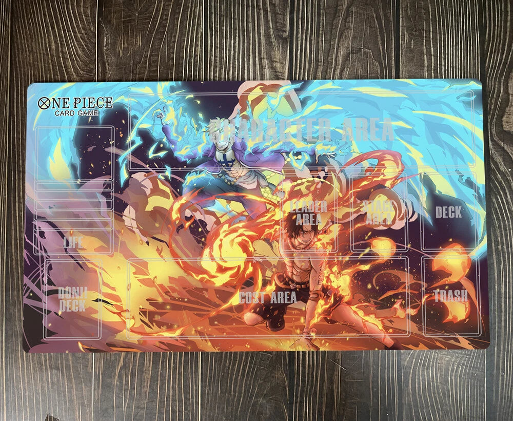 Marco Ace One Piece Table Playmat OPCG TCG CCG Play Pad Trading Card Game Deskmat Mousepad