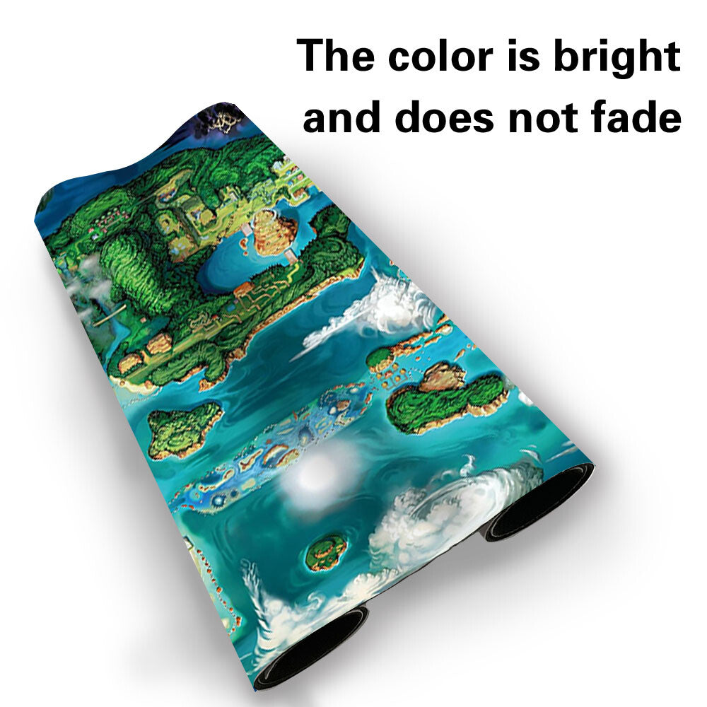 910141 - Board Game Pokemon Map Playmat Games Mousepad Play Mat of TCG