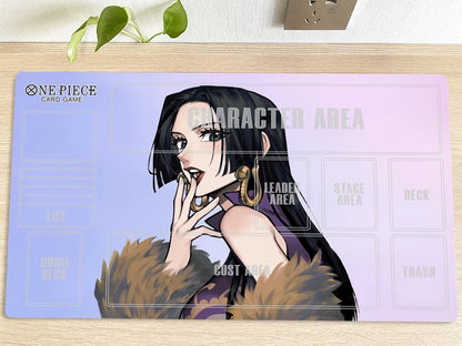 Boa Hancock One Piece Table Playmat OPCG TCG CCG Mouse Pad Trading Card Game DeskMat