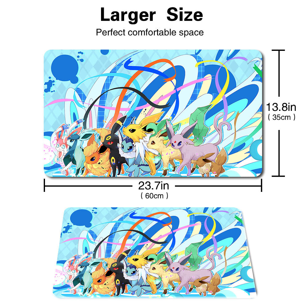 763644 - Board Game Pokemon Eevee Playmat Games Mousepad Play Mat of TCG
