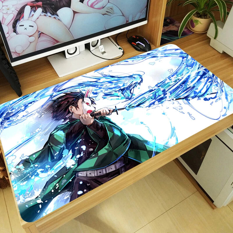 Anime Demon Slayer: Kimetsu no Yaiba Mouse Pad Kamado Tanjirou Keyboard Game Mat