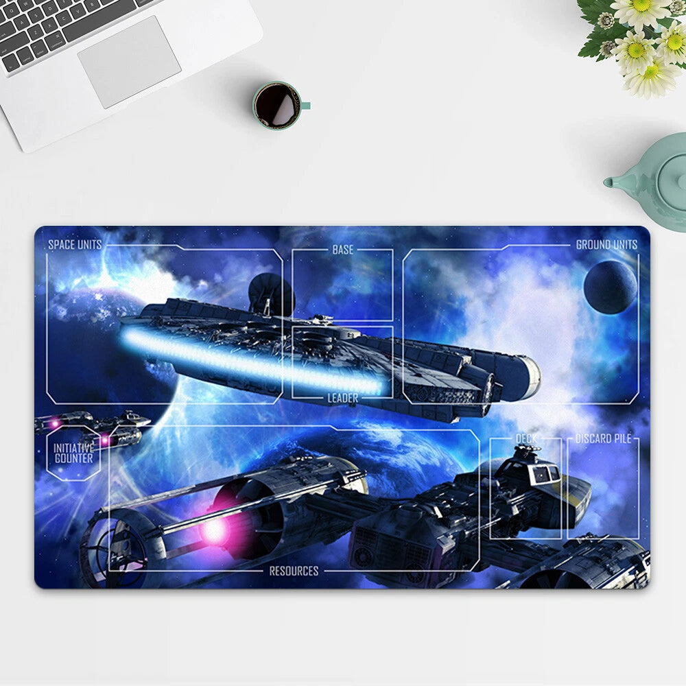 Playmat Millennium Falcon TCG Starwars : Unlimited Trading Card Game Mat FreeBag