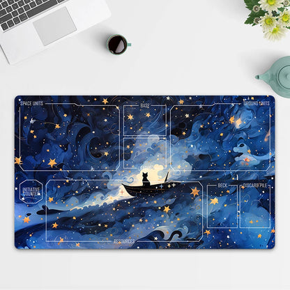 Playmat Artistic Cat TCG Starwars : Unlimited Trading Card Game Play Mat FreeBag
