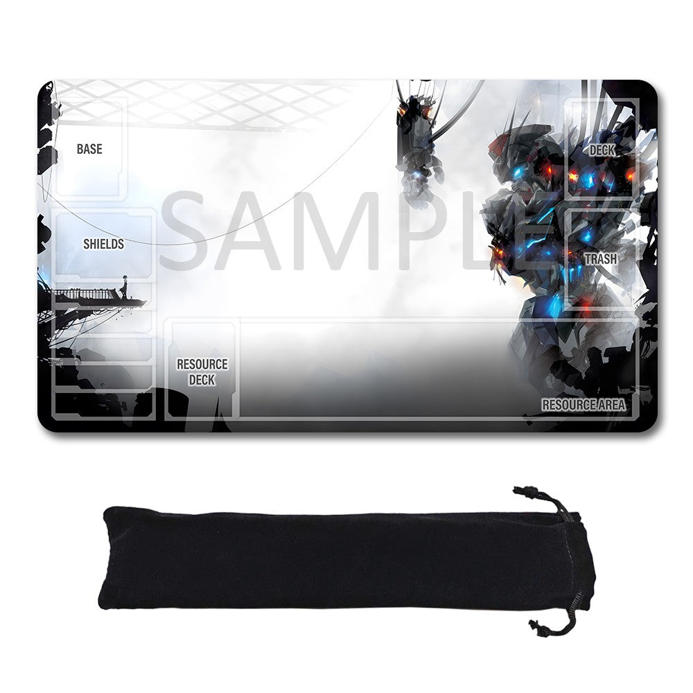 Gundam Playmat Suitable for GCG , includes Storage Bag,24 x 14 inches (GD5101425)