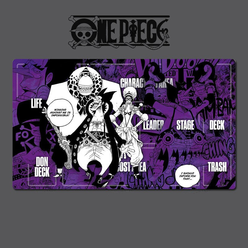 Foxy O-P Table Playmat OPCG TCG CCG Play Pad Trading Card Game Mat Mousepad
