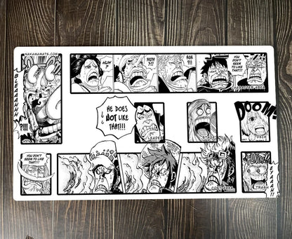 One Piece OPCG TCG CCG Black Table Playmat Trading Card Game Desk Mat Gaming Pad Mousepad