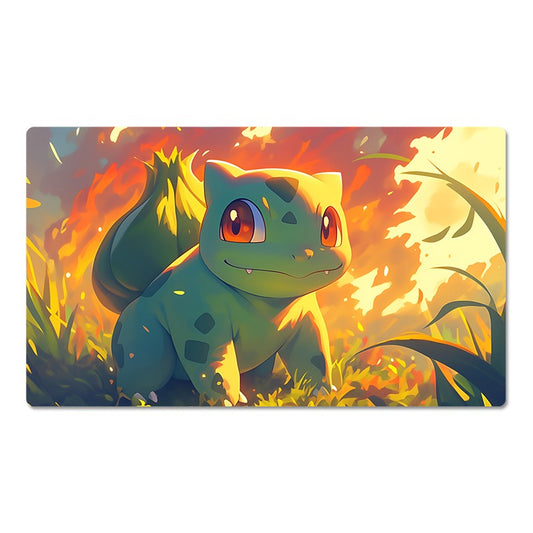 Bulbasaur Board Game Pokemon Playmat TCG CCG Games Card Play Mat Mouse Pad