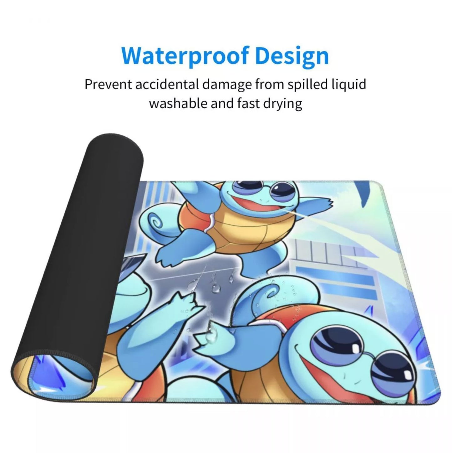 Squirtle - Board Card Game Pokemon Playmat Game Mousepad Play Mat of TCG 225772