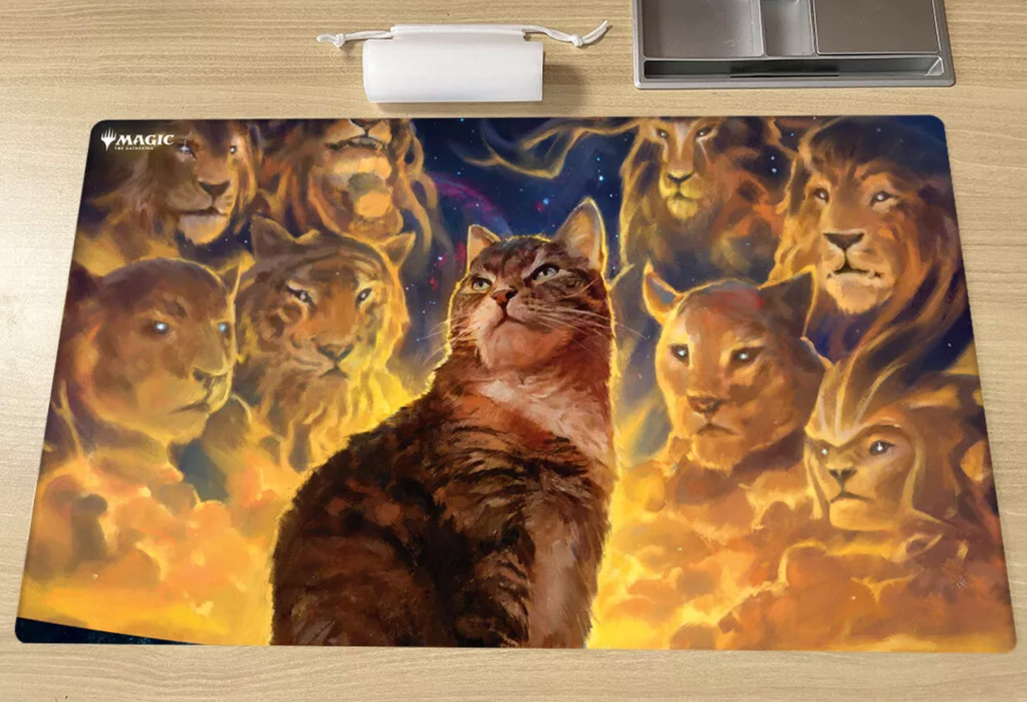 Nine Lives MTG Playmat Trading Card Game Mat TCG CCG Mouse Pad Table Play Mat