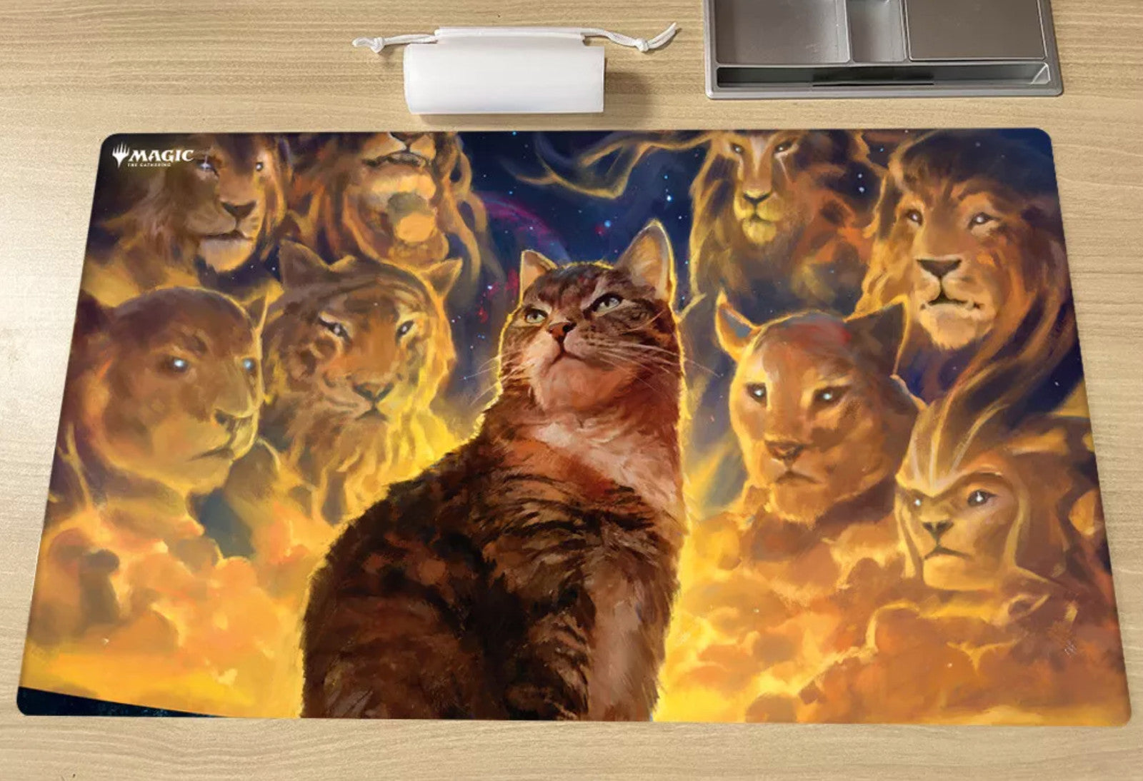 Nine Lives MTG Playmat Trading Card Game Mat TCG CCG Mouse Pad Table Play Mat