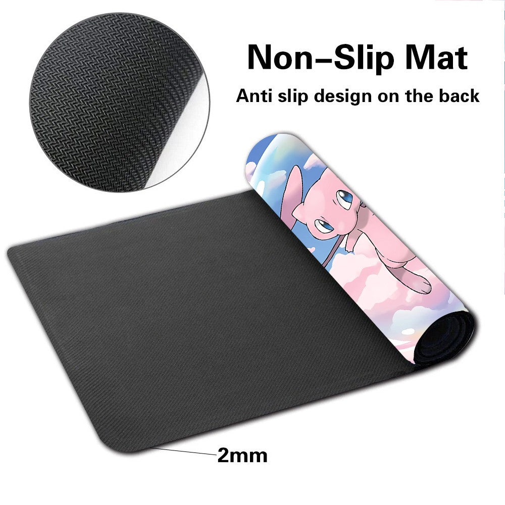 Mew Mythical Board Pokemon Table Playmat TCG CCG Card Game Play Mat Mousepad