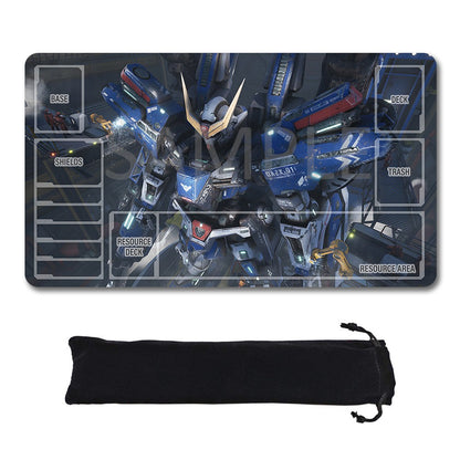 Gundam Playmat Suitable for GCG , includes Storage Bag, 24 x 14 inches (1306588)