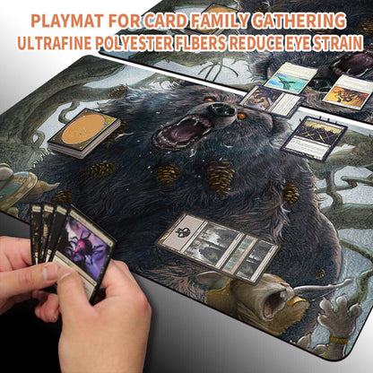 LUMRA, BELLOW OF THE WOODS - Magic The Gathering MTG Playmat TCG CCG MTG Playmat Stitched Edge