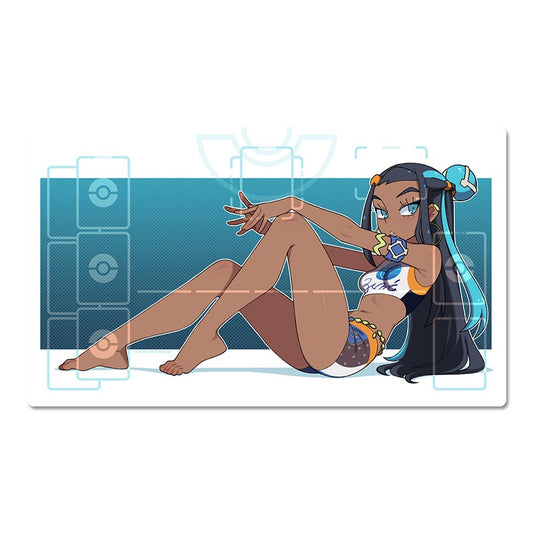 Nessa Board Game Pokemon Table Playmat Trading Card Play Mat TCG CCG Mouse Pad