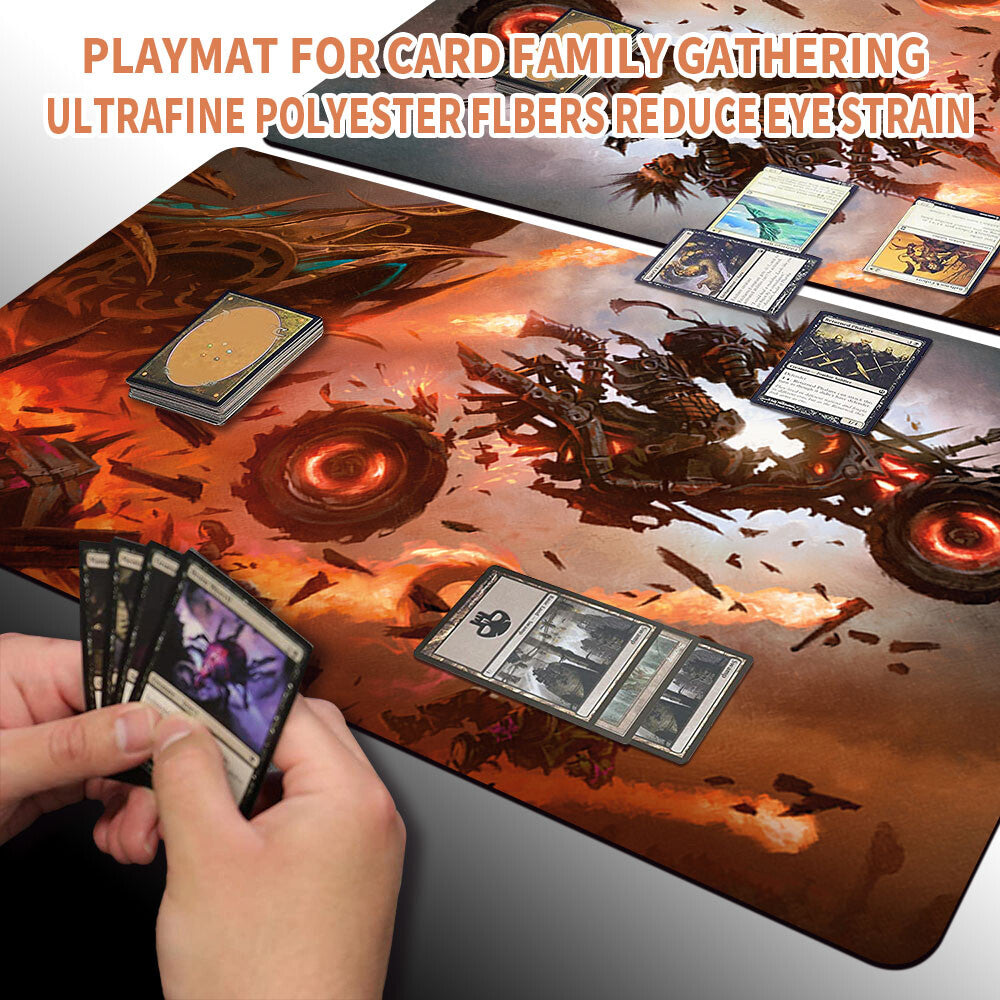 GASTAL BLOCKBUSTER - Magic The Gathering MTG Playmat TCG CCG MTG Playmat Stitched Edge