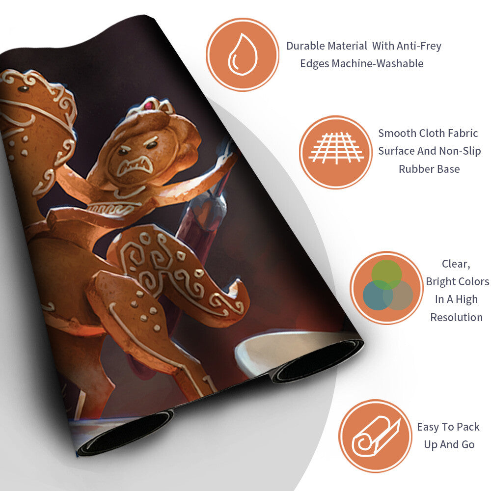 SYR GINGER, THE MEAL ENDER - Magic The Gathering MTG Playmat TCG CCG MTG Playmat Stitched Edge