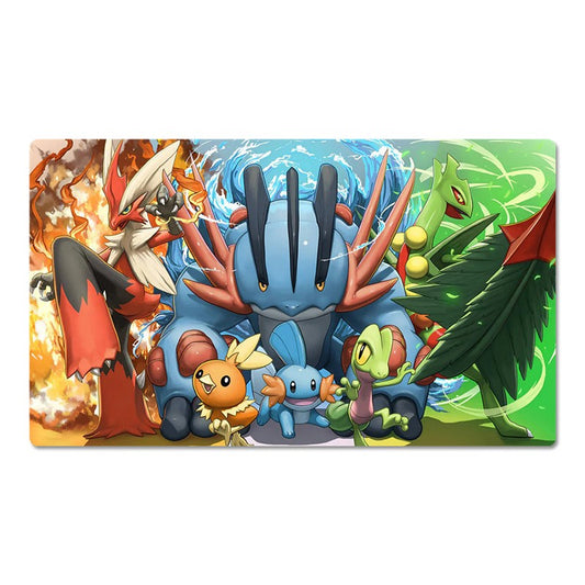 Generation 3 Megas Board Game Pokemon Table Playmat TCG CCG Mat Pad Mousepad