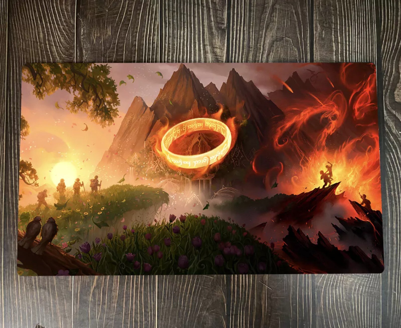 Lord Rings MTG Playmat Trading Card Game Mat TCG CCG Table Mouse Pad