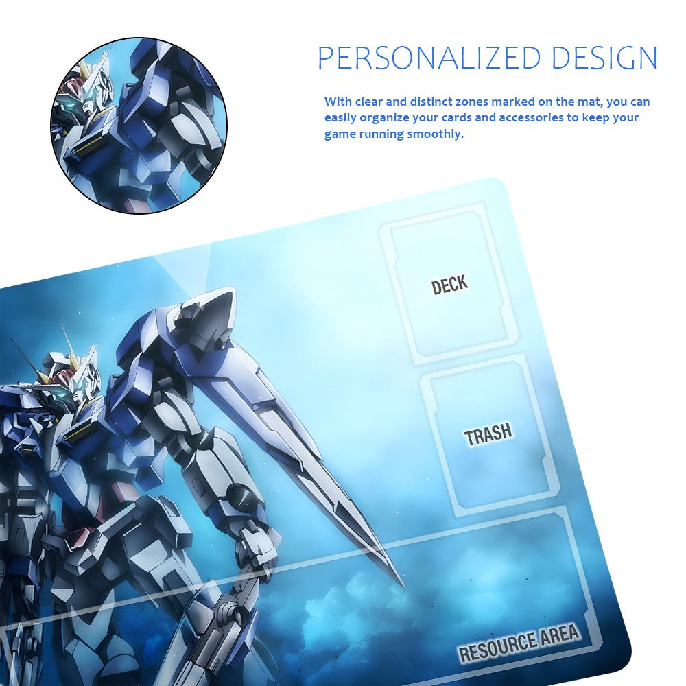Gundam Playmat Suitable for GCG , includes Storage Bag, 24 x 14 inches (74902)