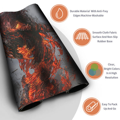 Fury - Magic The Gathering MTG Playmat TCG CCG MTG Playmat Stitched Edge